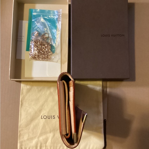 LOUIS VUITTON Porte Tresor Cherry Blossom Wallet DATE STAMPED TH0023 W/COA - Picture 4 of 9